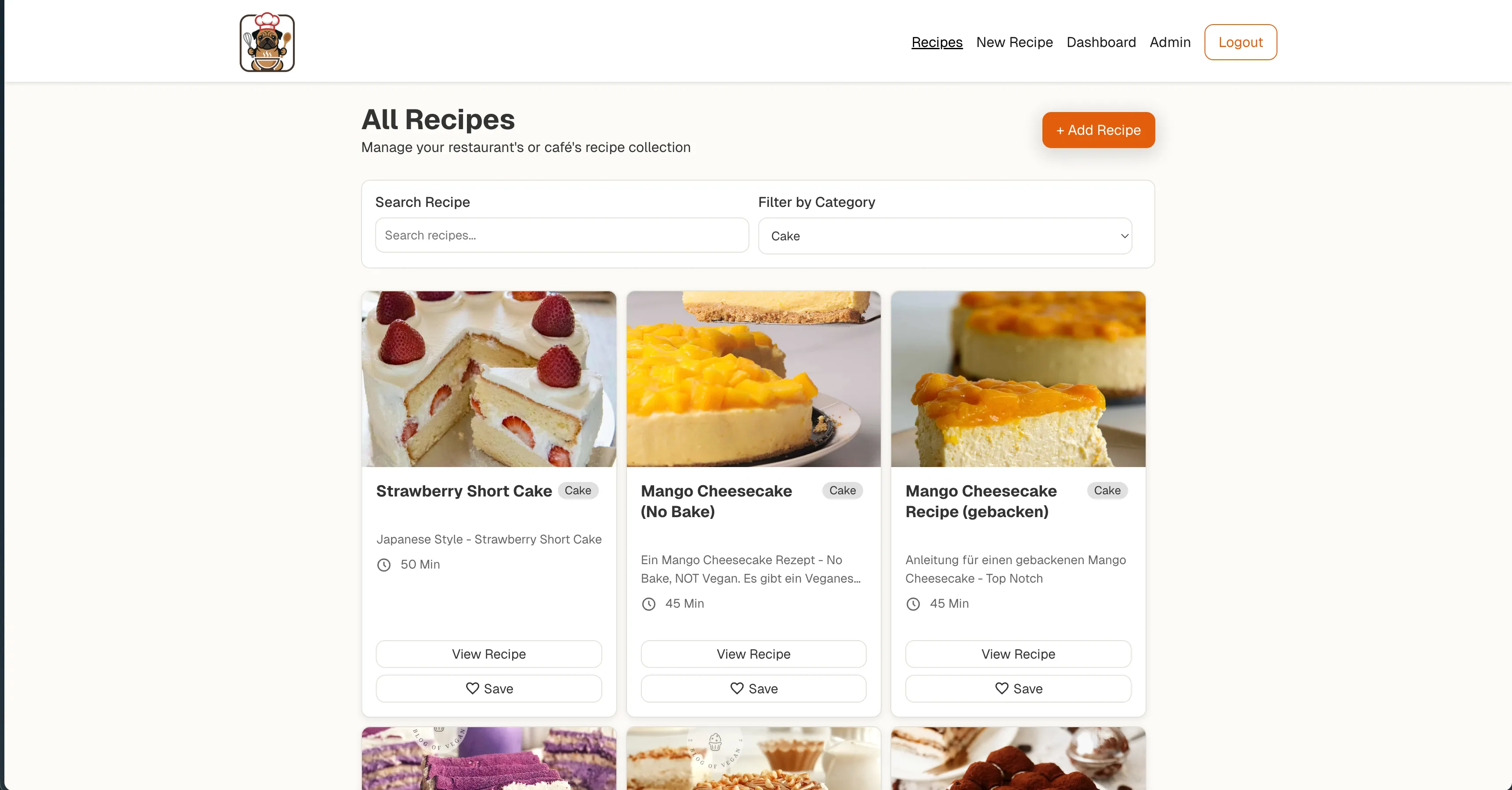 Recipe Book